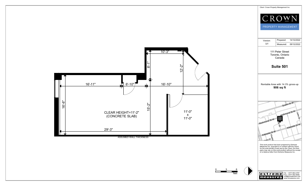 501 - 111 Peter Street, Toronto, ON floorplan