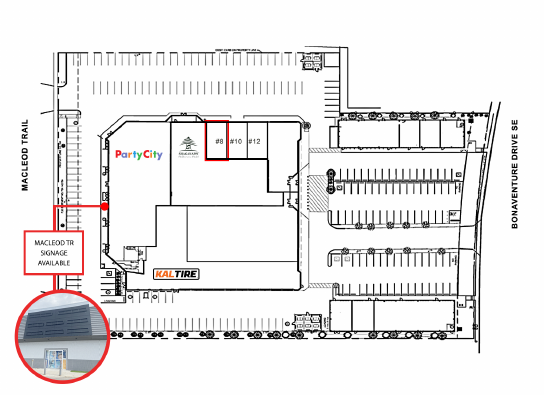 8 & 204 - 9950 Macleod Trail, Calgary, AB floorplan