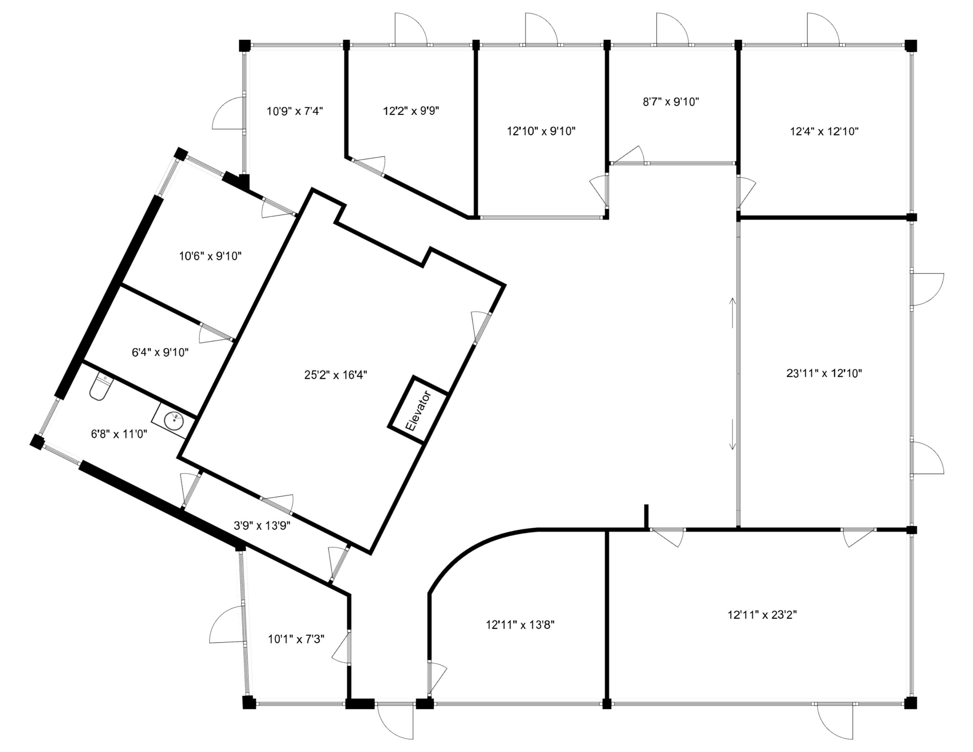 701 - 1006 Beach Avenue, Vancouver, BC floorplan