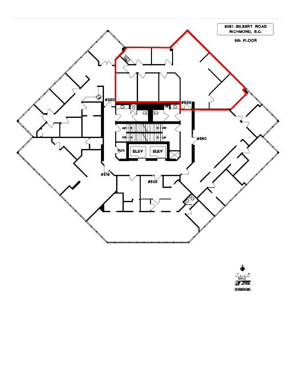 550 - 6091 Gilbert Road, Richmond, BC floorplan