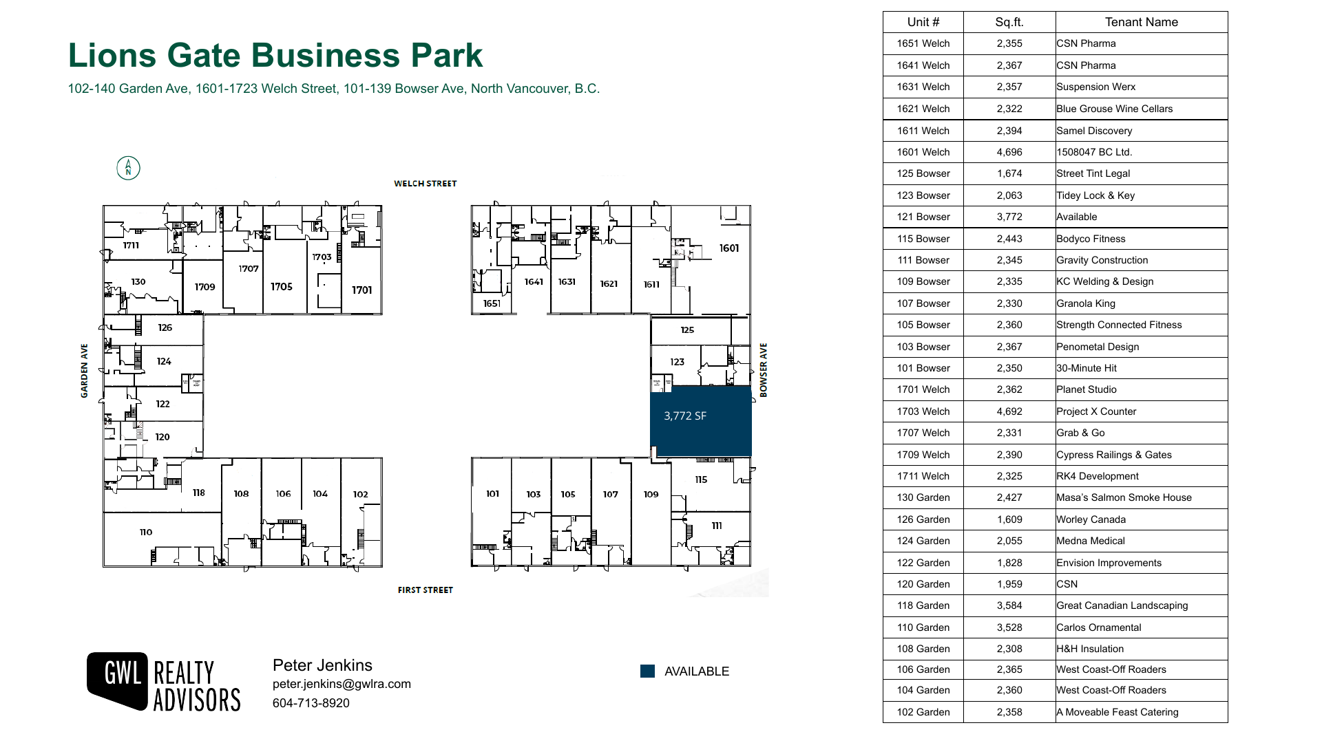121 - 1651 Welch Street, North Vancouver, BC floorplan