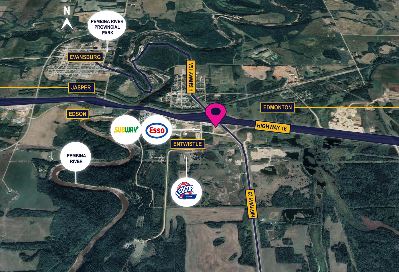 Land - 4827 47 Avenue, Entwistle, AB floorplan