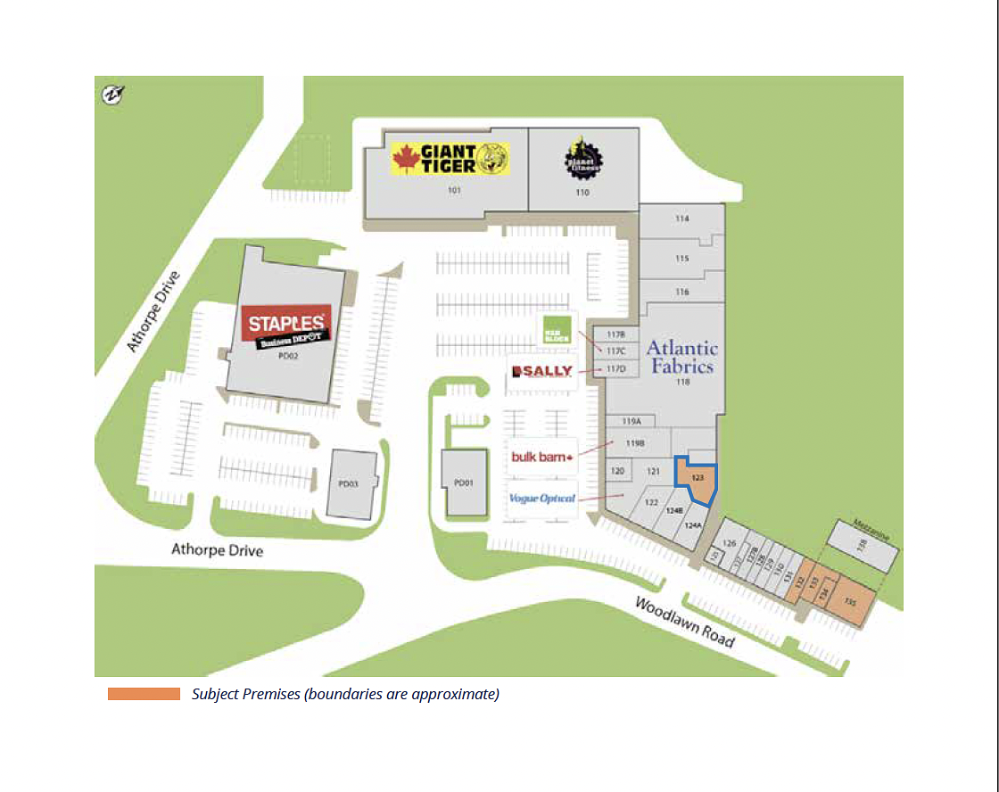 123 - 114 Woodlawn Rd, Dartmouth, NS floorplan