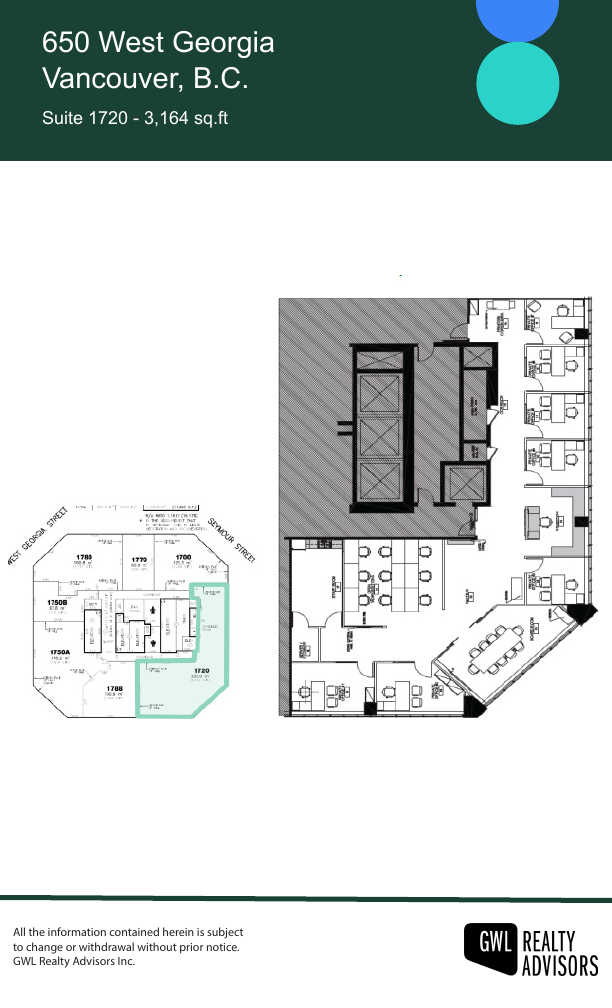 1720 - 650 West Georgia Street, Vancouver, BC floorplan