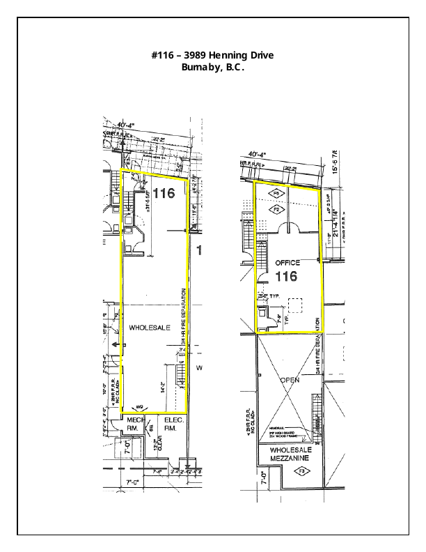 116 - 3989 Henning Drive, Burnaby, BC floorplan
