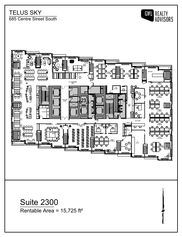 2300 - 685 Centre Street South, Calgary, AB floorplan
