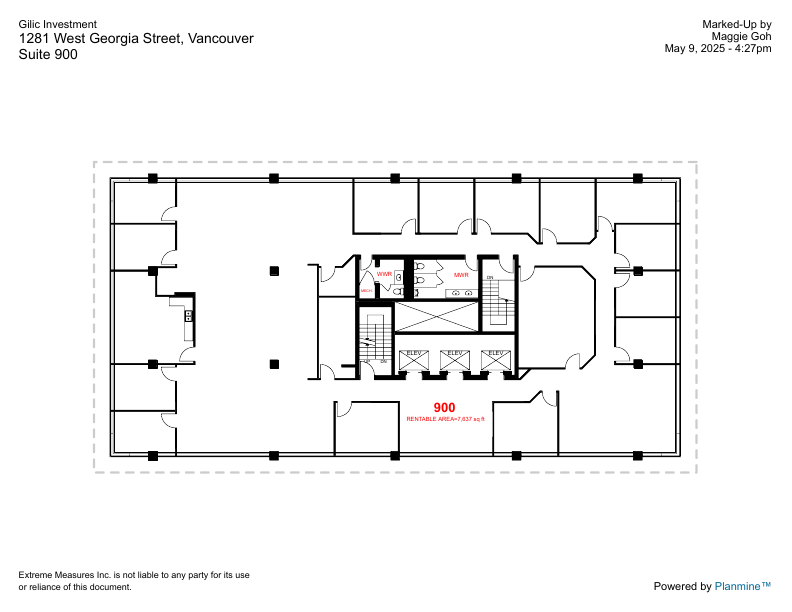 900 - 1281 West Georgia Street, Vancouver, BC floorplan