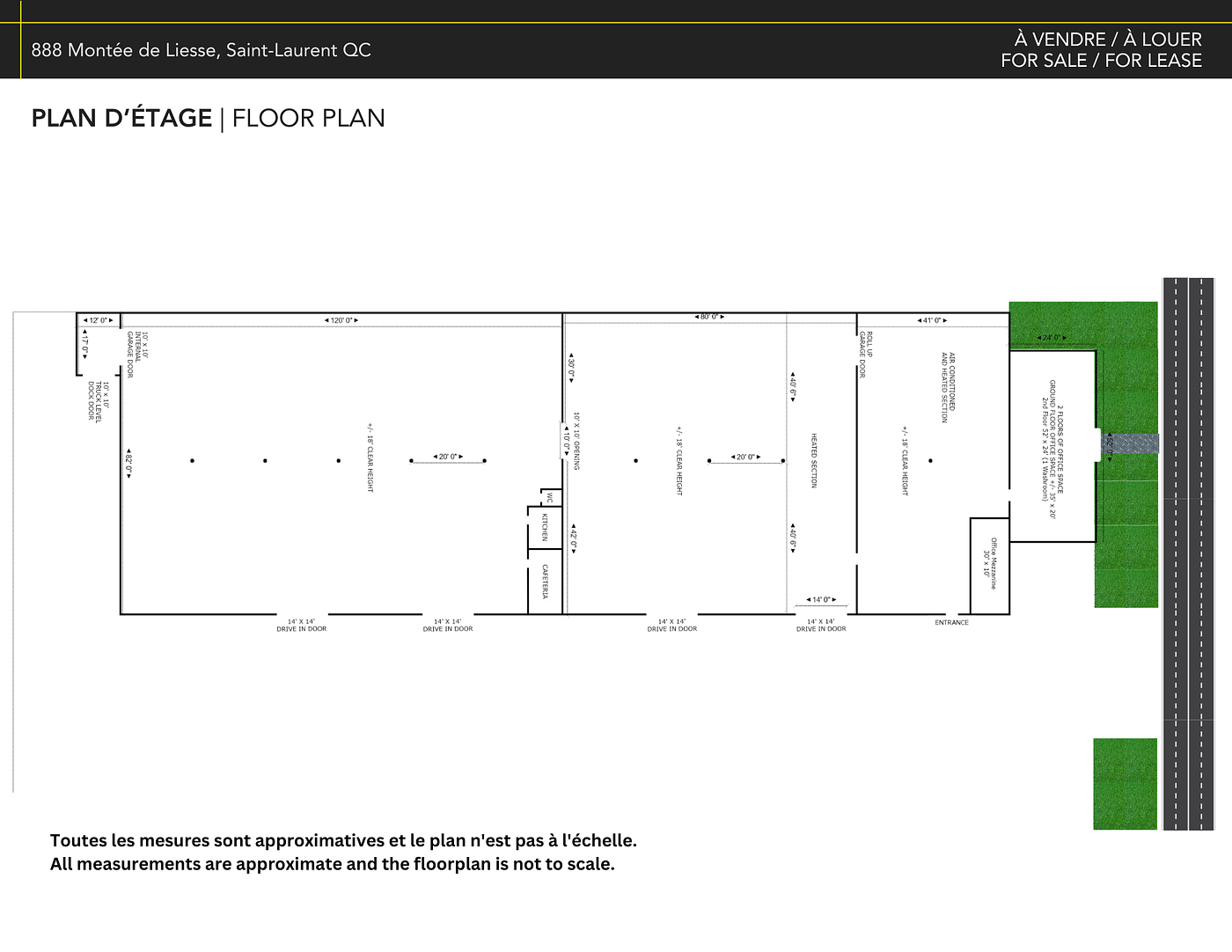 888 Montée de Liesse, Montréal, QC floorplan