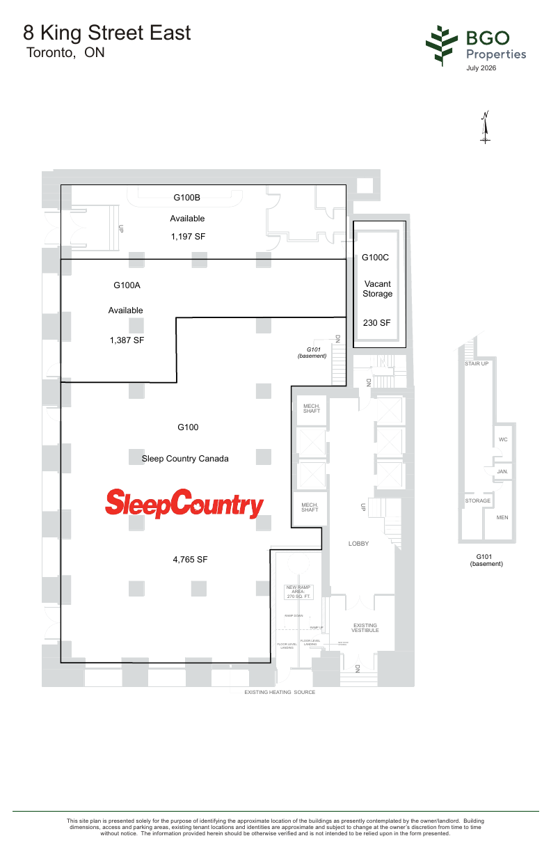 508 - 8 King Street East, Toronto, ON floorplan