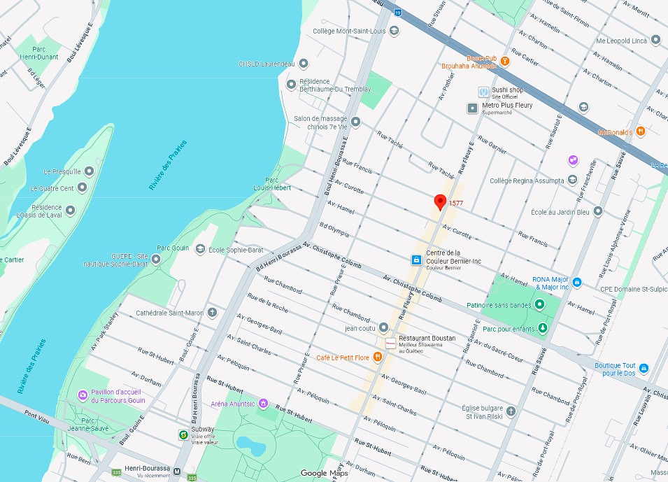 1577 Rue Fleury Est, Montréal, QC floorplan
