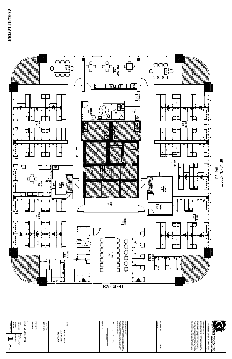 300 - 1125 Howe Street, Vancouver, BC floorplan