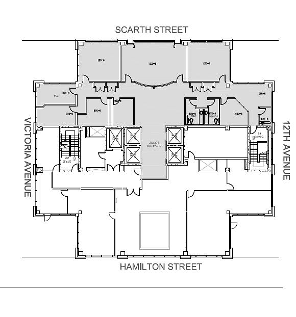 900 - 1901 Scarth Street, Regina, SK floorplan
