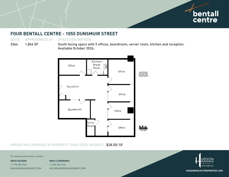 3364 - 1055 Dunsmuir Street, Vancouver, BC floorplan