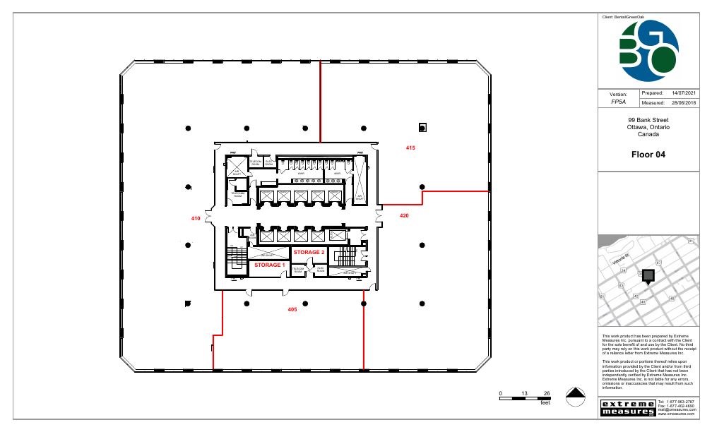 410 - 99 Bank Street, Ottawa, ON floorplan