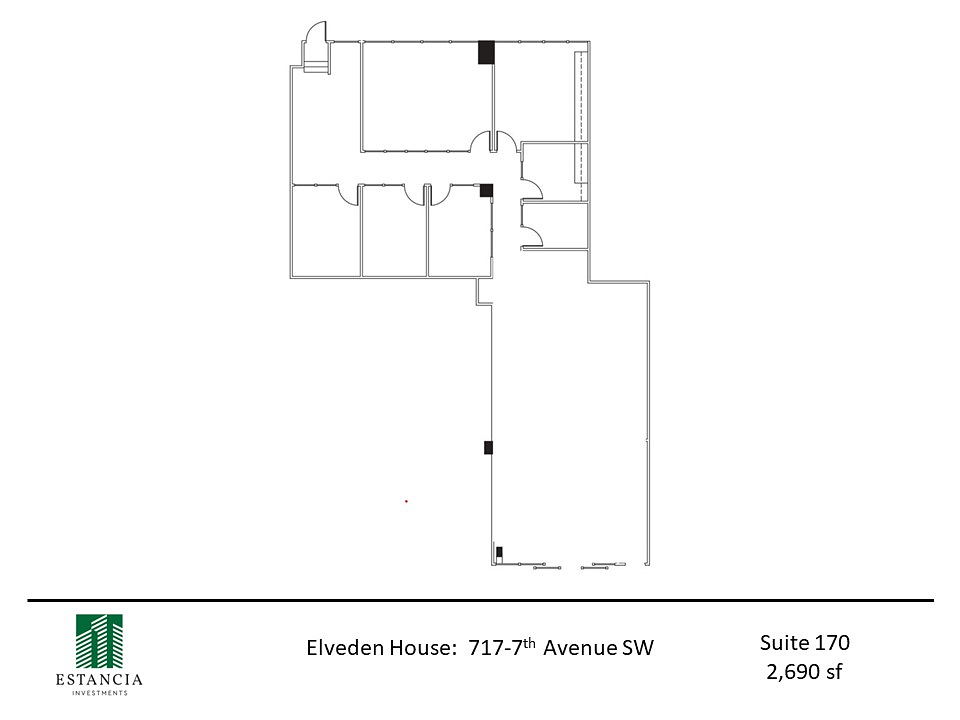 170 - 717 7 Avenue Southwest, Calgary, AB floorplan