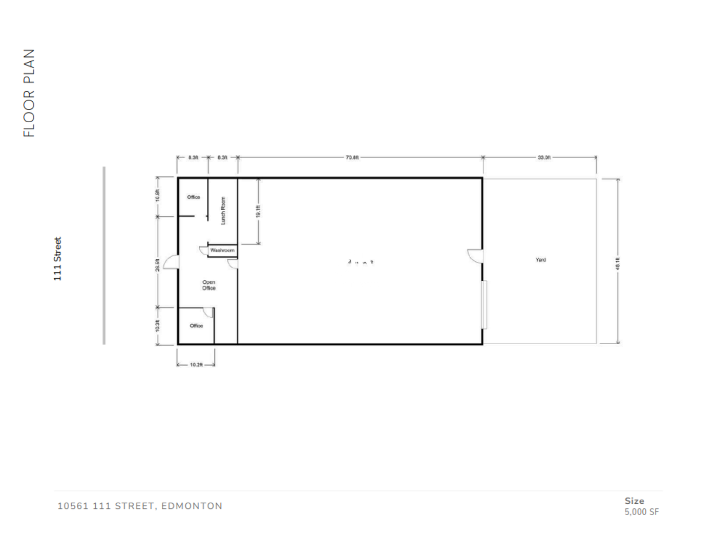 10561 111 Street Northwest, Edmonton, AB floorplan