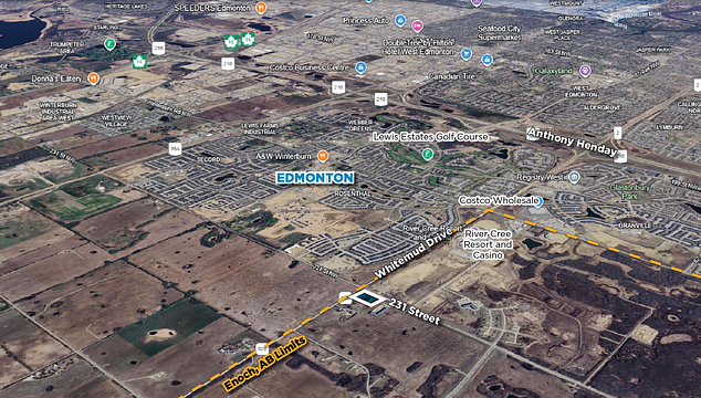 Whitemud Dr NW & 231 Street Northwest, Edmonton, AB, Canada, Enoch, AB