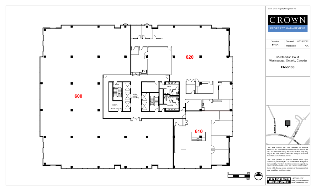 620 - 55 Standish Court, Mississauga, ON floorplan