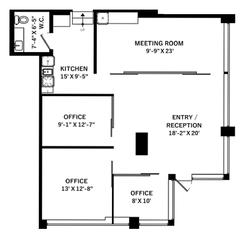 105 - 1090 Johnson St, Victoria, BC floorplan