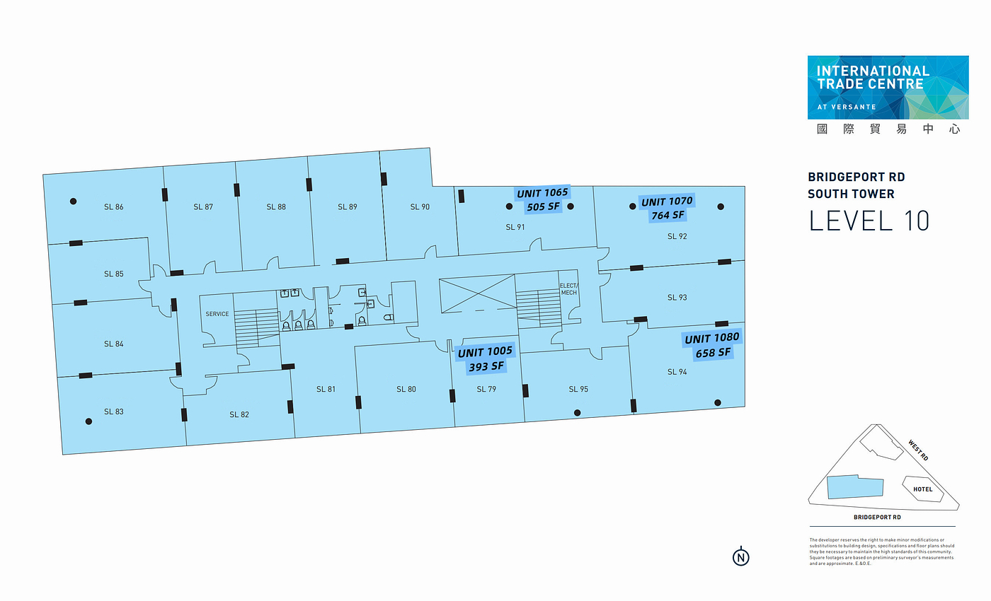 1080 - 8477 Bridgeport Rd, Richmond, BC floorplan