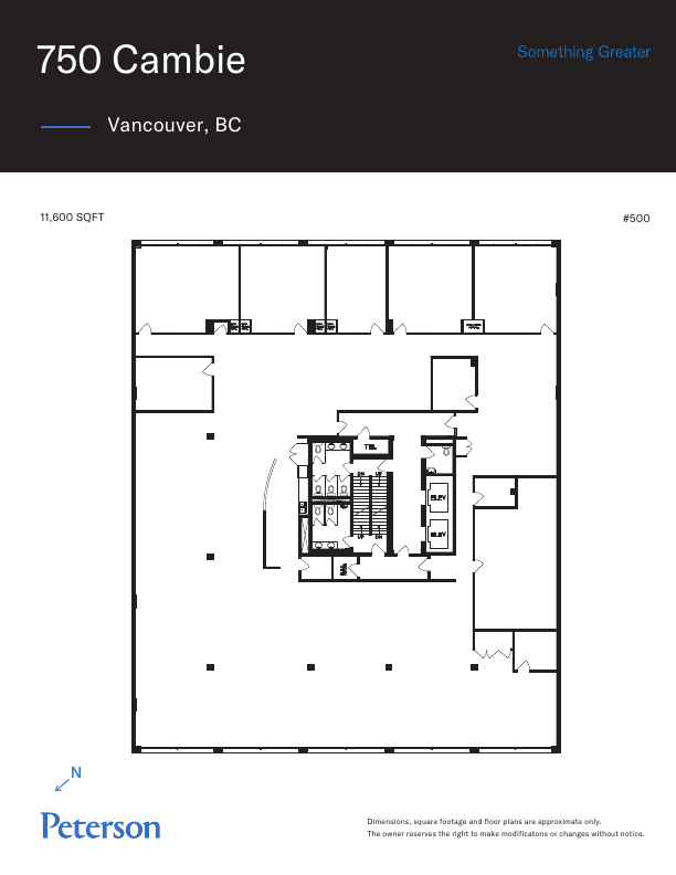 500 - 750 Cambie St, Vancouver, BC floorplan