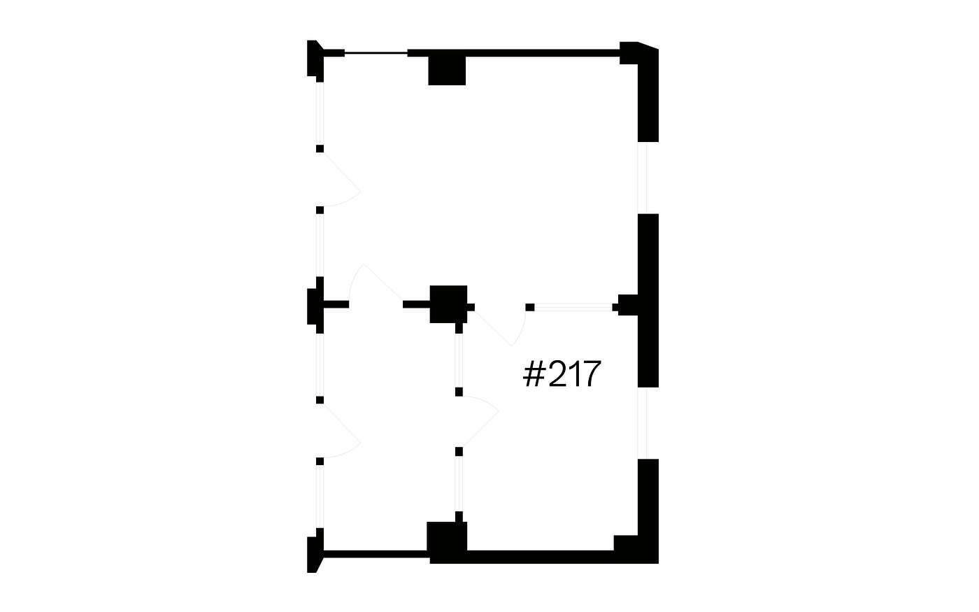 217 - 402 West Pender Street, Vancouver, BC floorplan