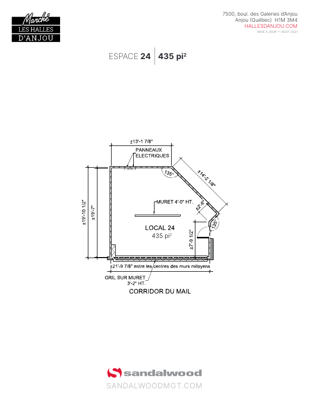 24 - 7500 Boulevard des Galeries d'Anjou, Montréal, QC floorplan