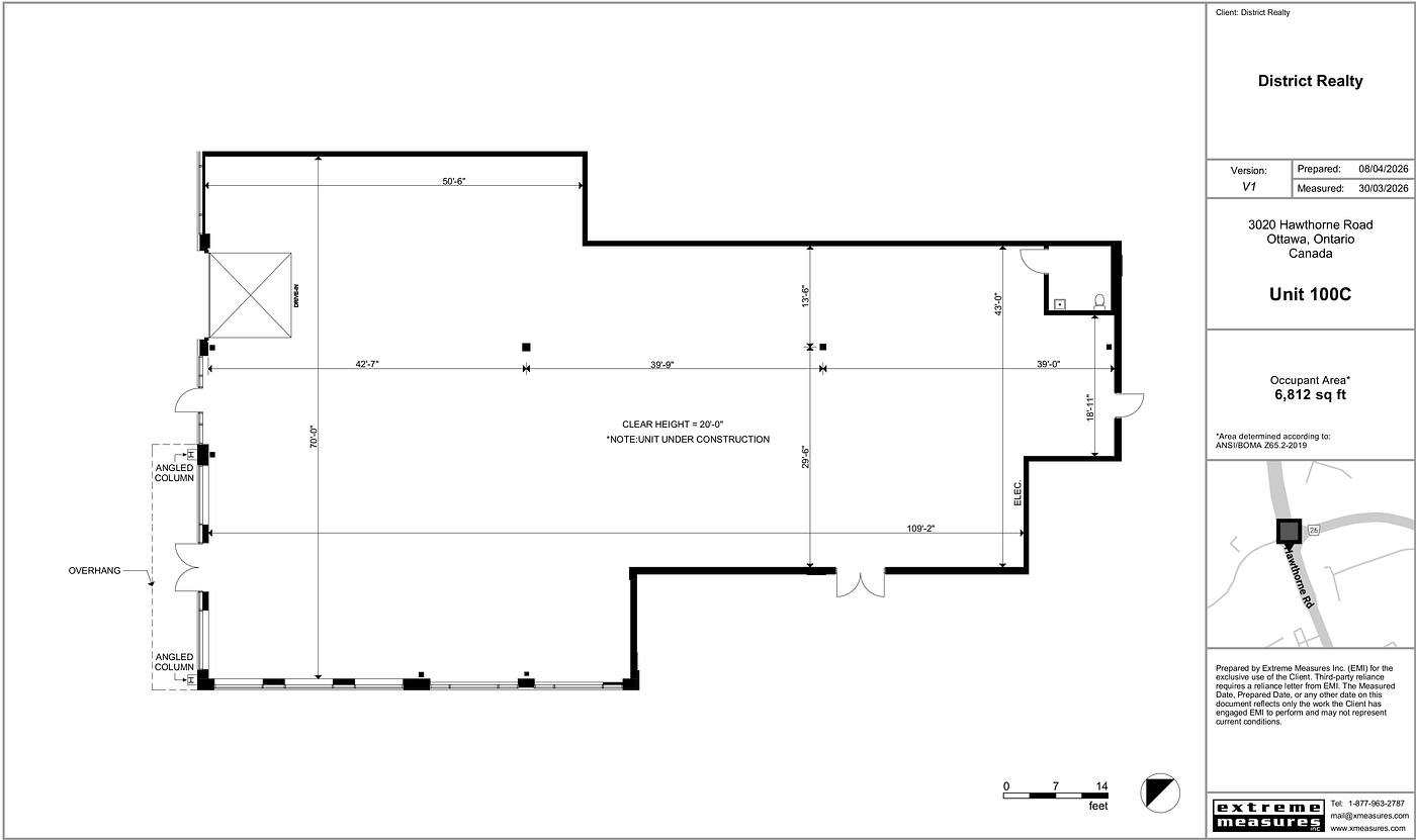 100C - 3020 Hawthorne Road, Ottawa, ON floorplan