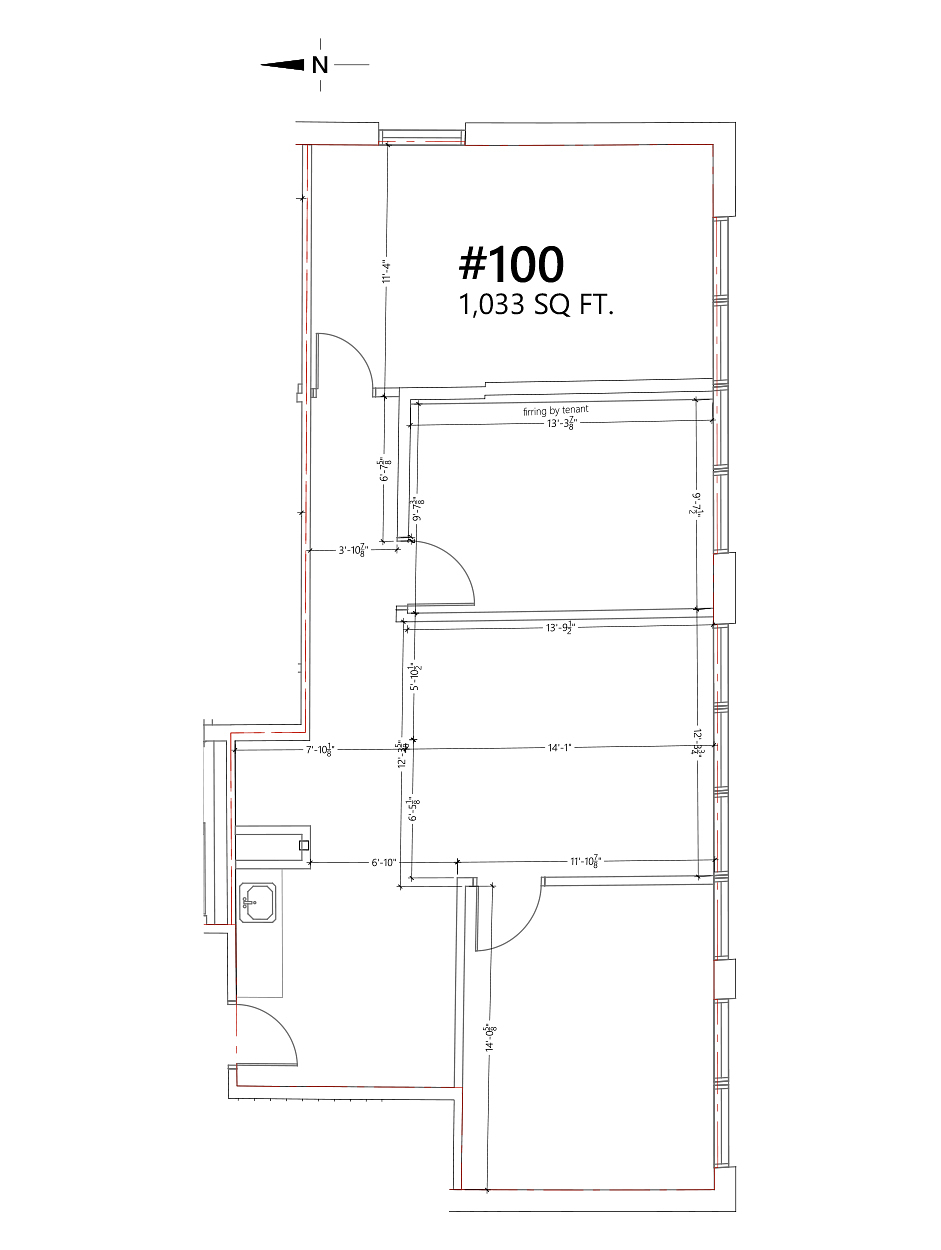 100 & 102 - 122 17 Avenue Southeast, Calgary, AB floorplan