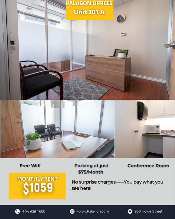 301 A - 938 Howe Street, Vancouver, BC