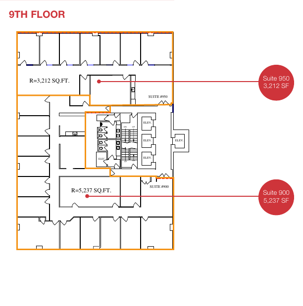 950 - 633 6 Avenue Southwest, Calgary, AB floorplan