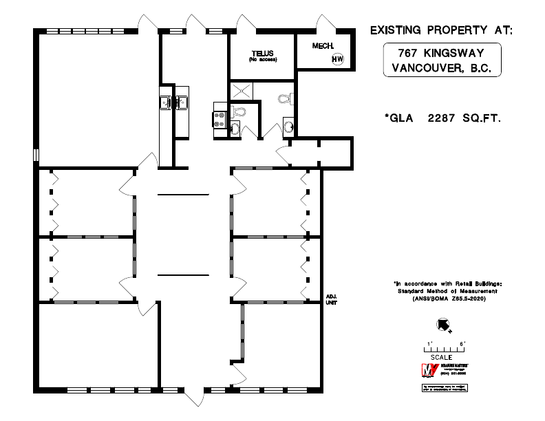 763 Kingsway, Vancouver, BC floorplan