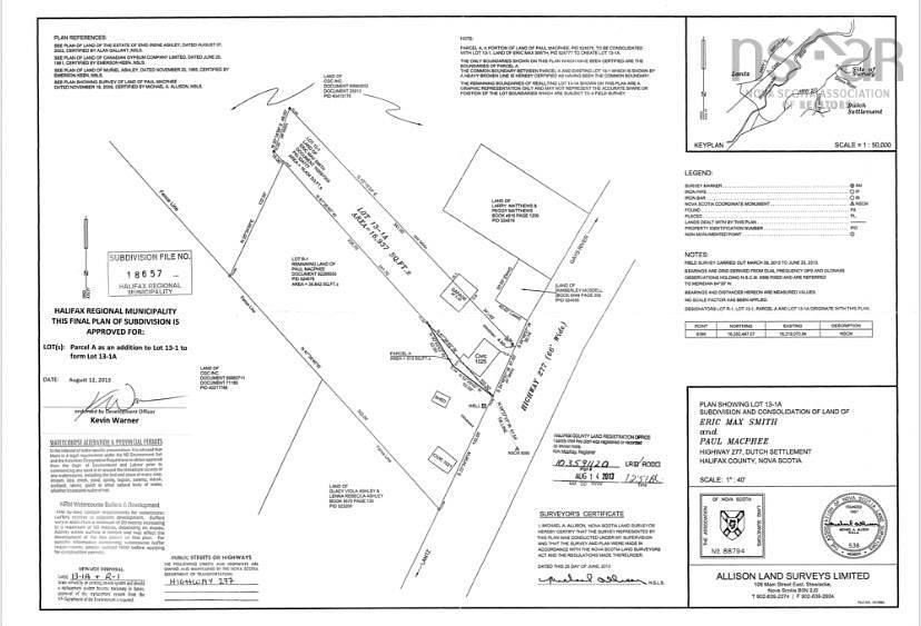 1021 Hwy 277 Highway, Dutch Settlement, NS