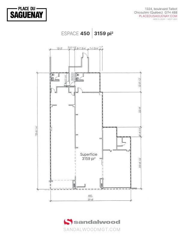 0450 - 1324 Boulevard Talbot, Saguenay, QC floorplan
