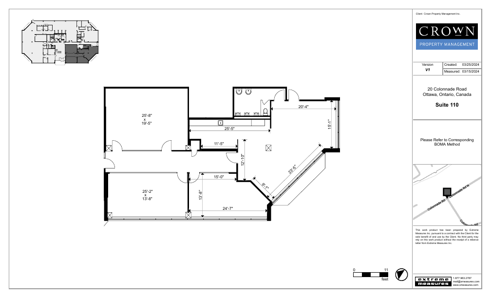 110 - 20 Colonnade Road, Ottawa, ON floorplan