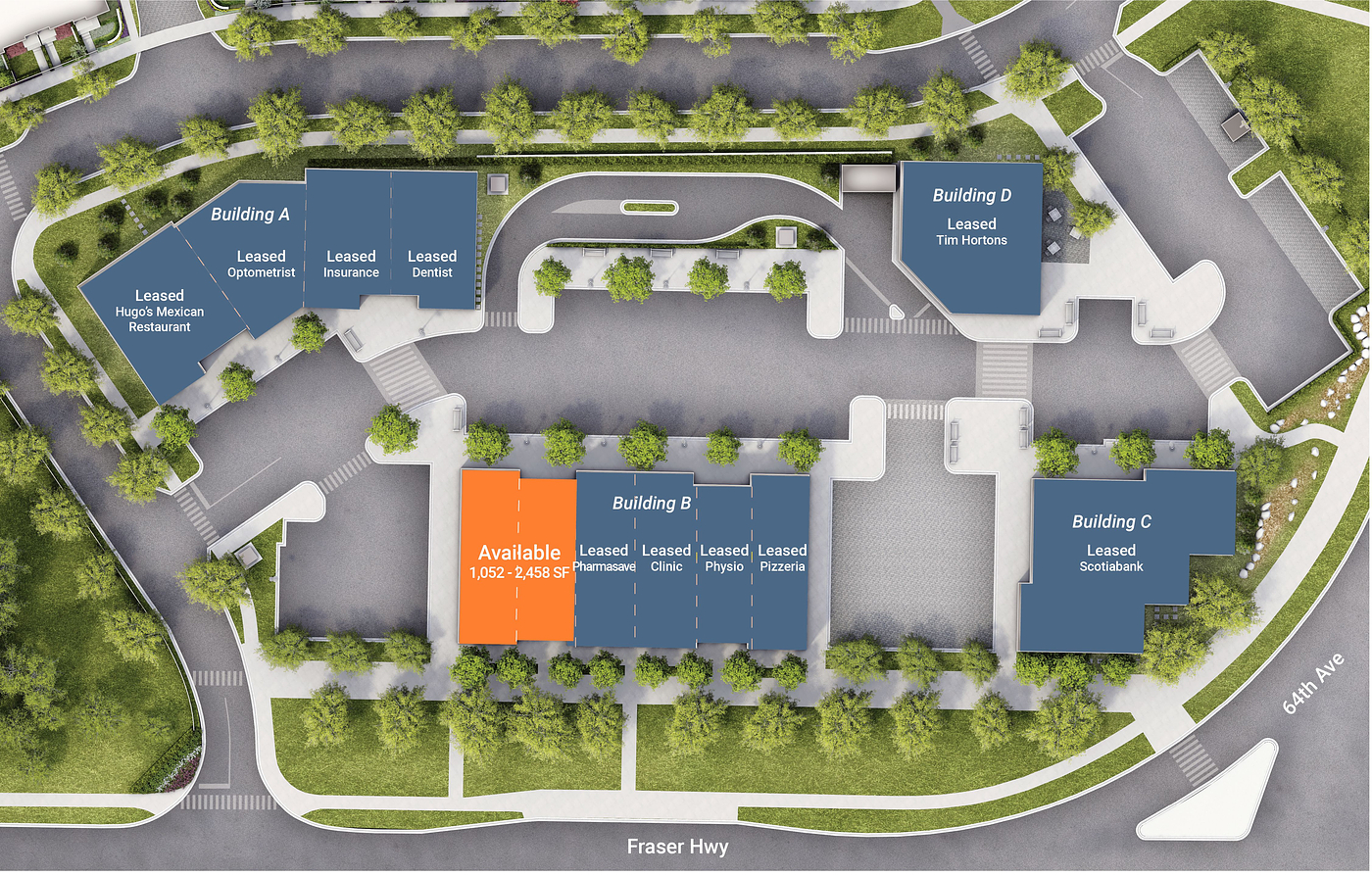 101 & 102 - 19161 Fraser Highway, Surrey, BC floorplan