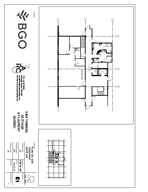 0270 - 5490 Boulevard Thimens, Montreal, QC floorplan
