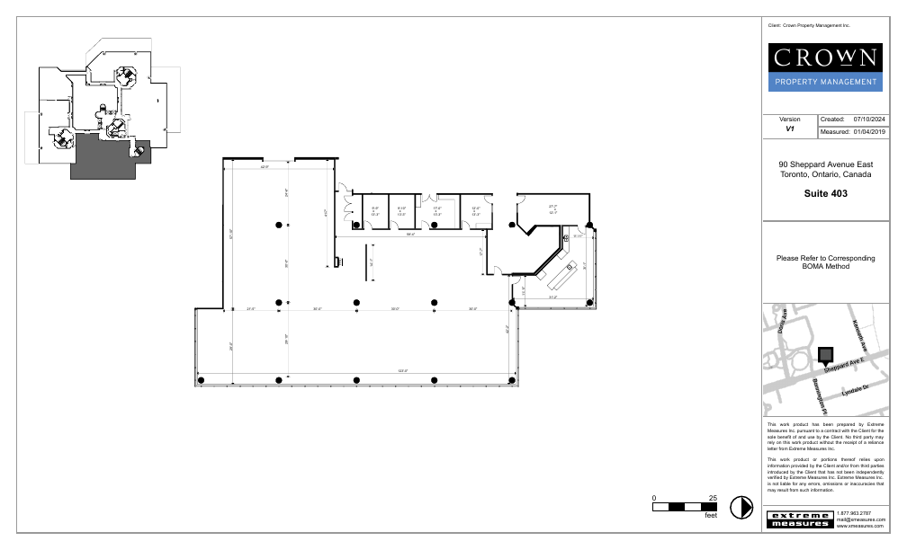 403 - 90 Sheppard Avenue East, Toronto, ON floorplan