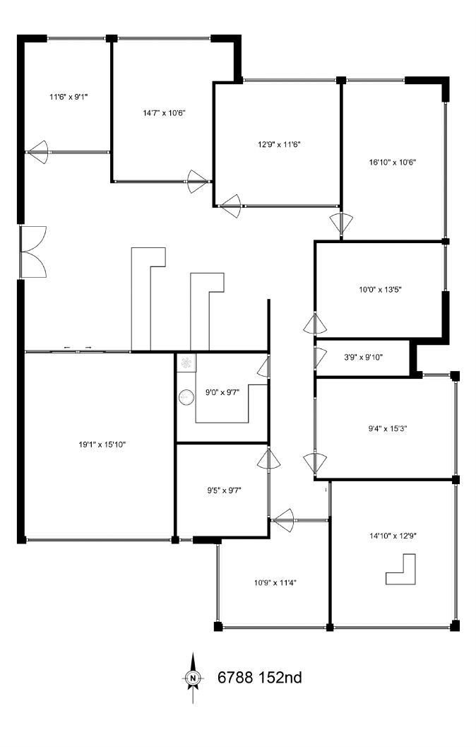 201/202 - 6678 152 Street, Surrey, BC floorplan