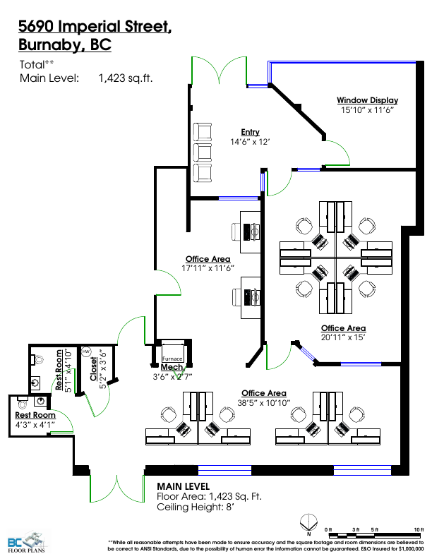1 - 5696 Imperial Street, Burnaby, BC floorplan