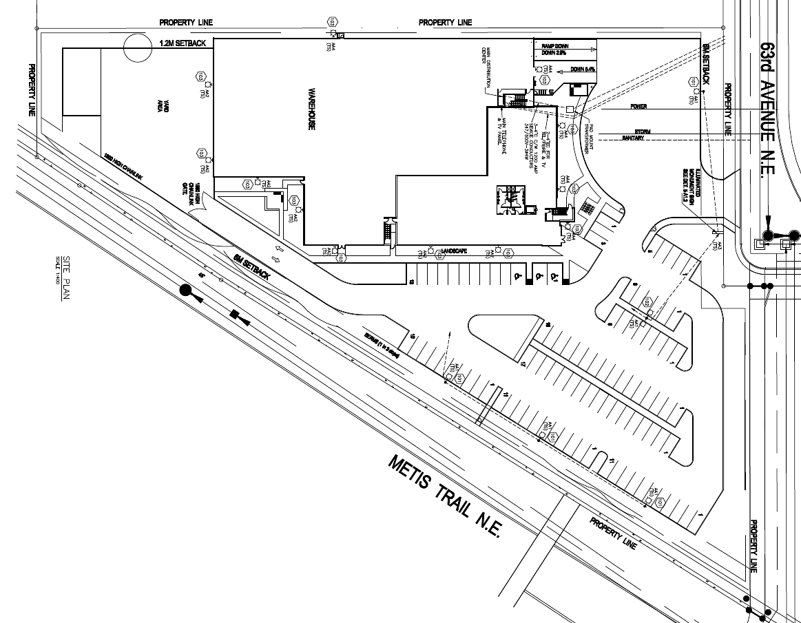 100 - 3675 63 Ave NE, Calgary, AB floorplan
