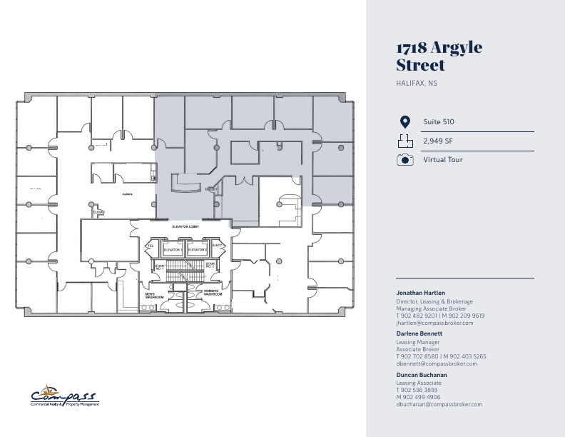 510 - 1718 Argyle Street, Halifax, NS floorplan