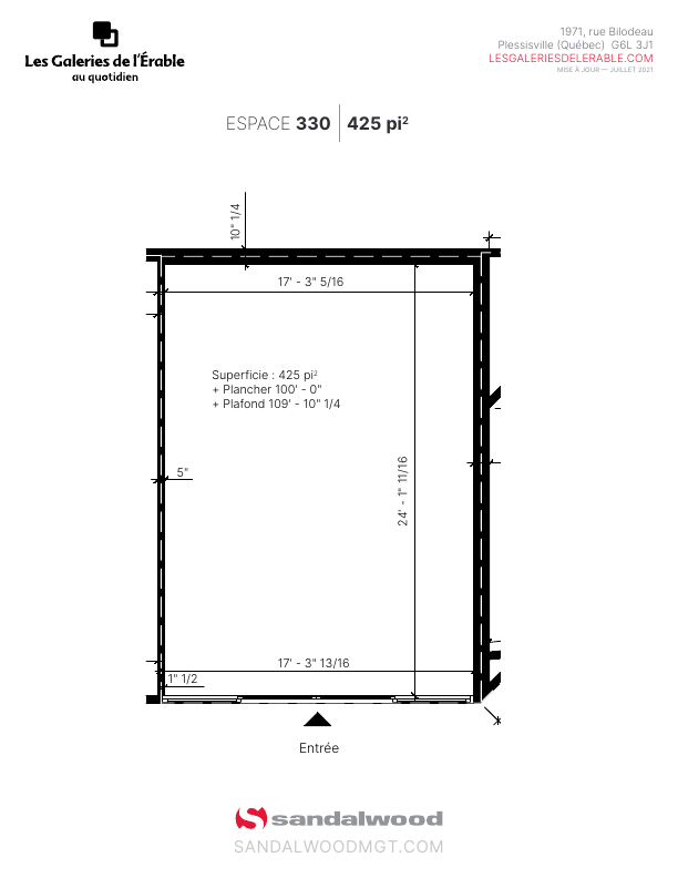 330 - 1971 Rue Bilodeau, Plessisville, QC floorplan