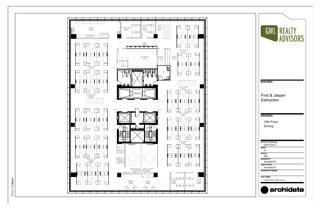 1600 - 10065 Jasper Avenue, Edmonton, AB floorplan
