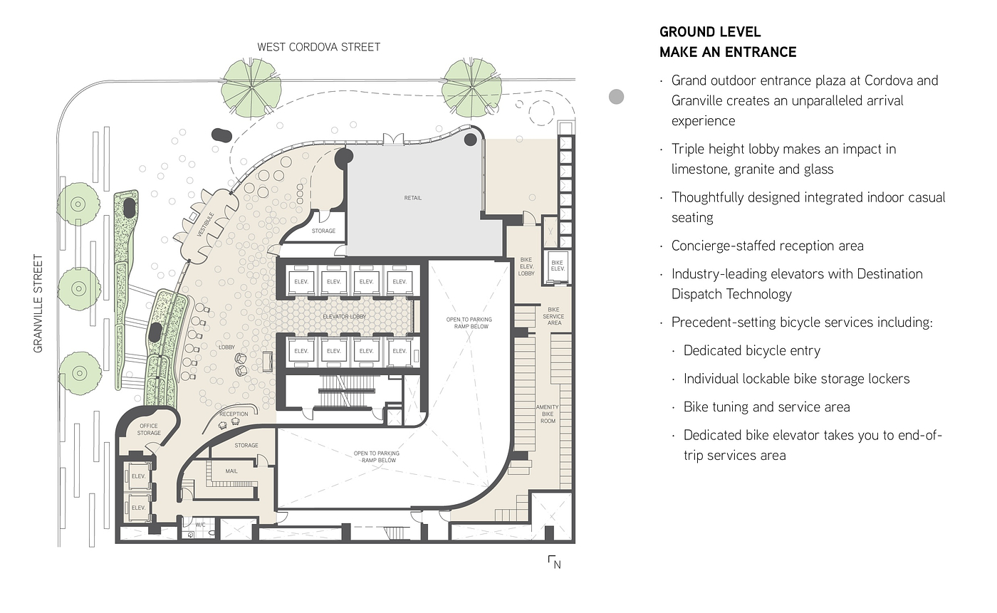 830 - 320 Granville Street, Vancouver, BC floorplan