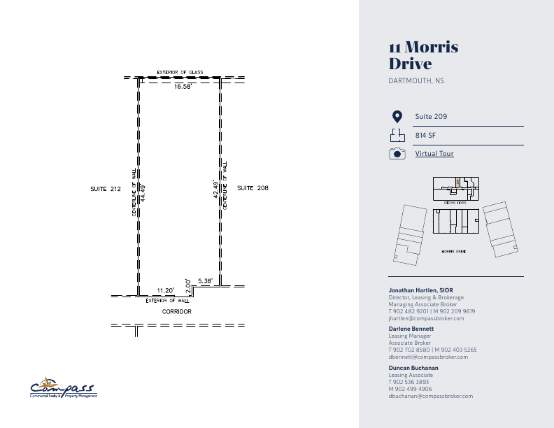 209 - 11 Morris Drive, Dartmouth, NS floorplan