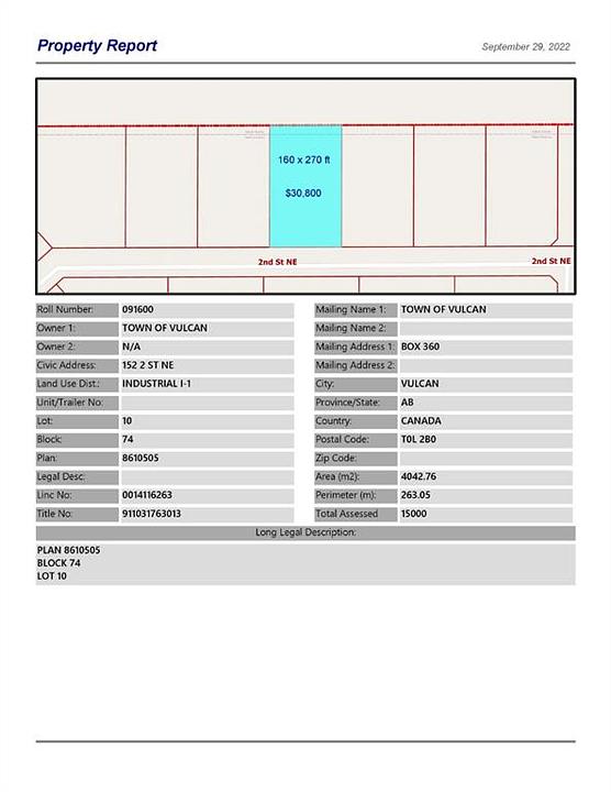 152 2 Street Northeast, Vulcan, AB