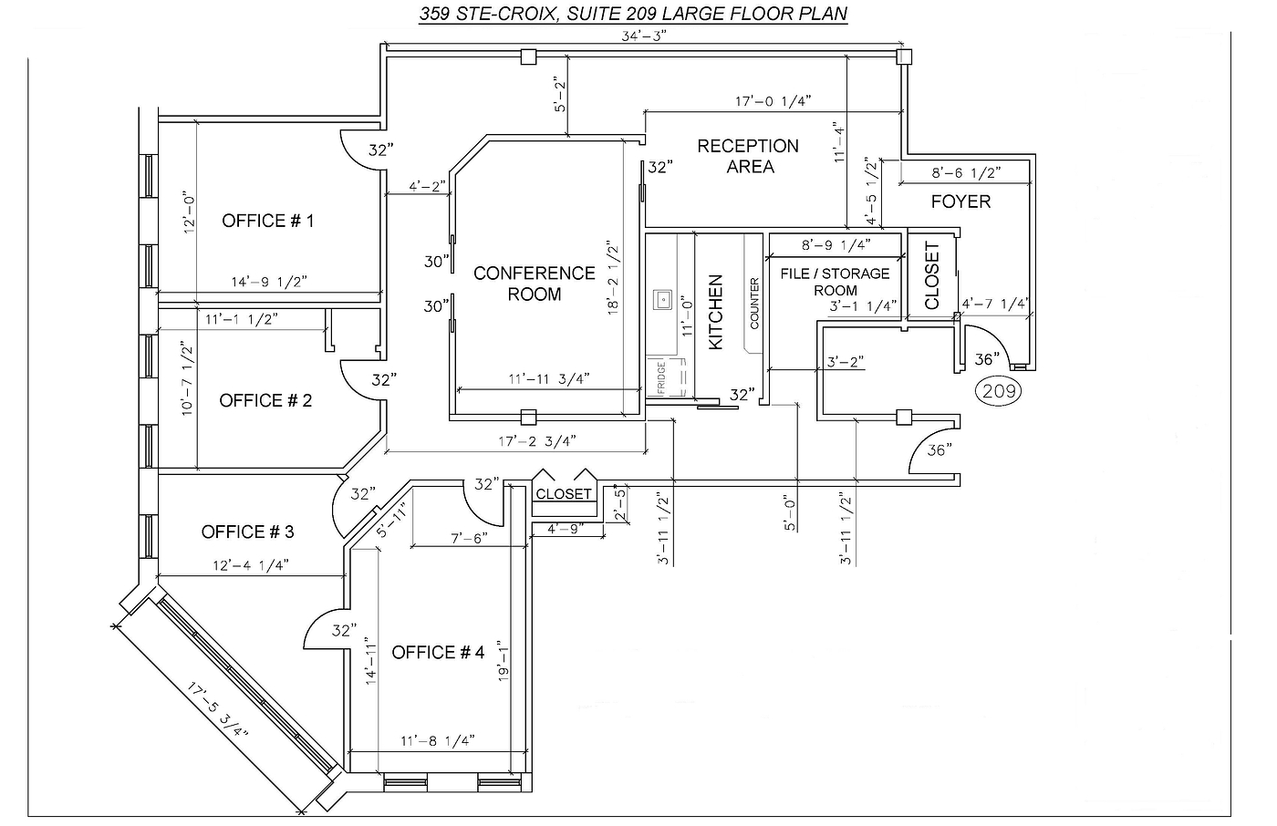 100 - 359 Avenue Sainte-Croix, Montréal, QC floorplan