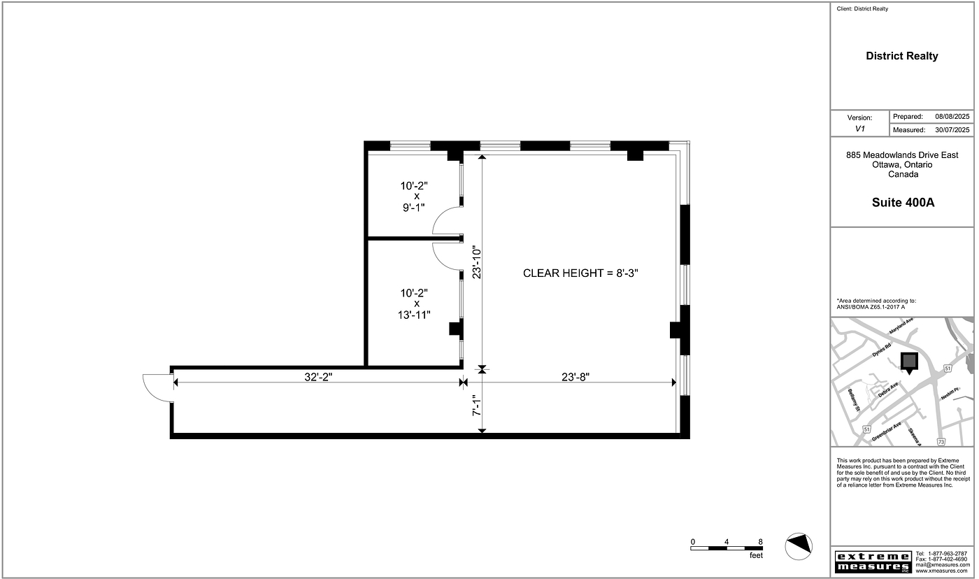 400A - 885 Meadowlands Dr E, Ottawa, ON floorplan