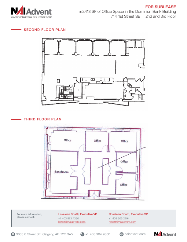 714 1 St SE, Calgary, AB floorplan